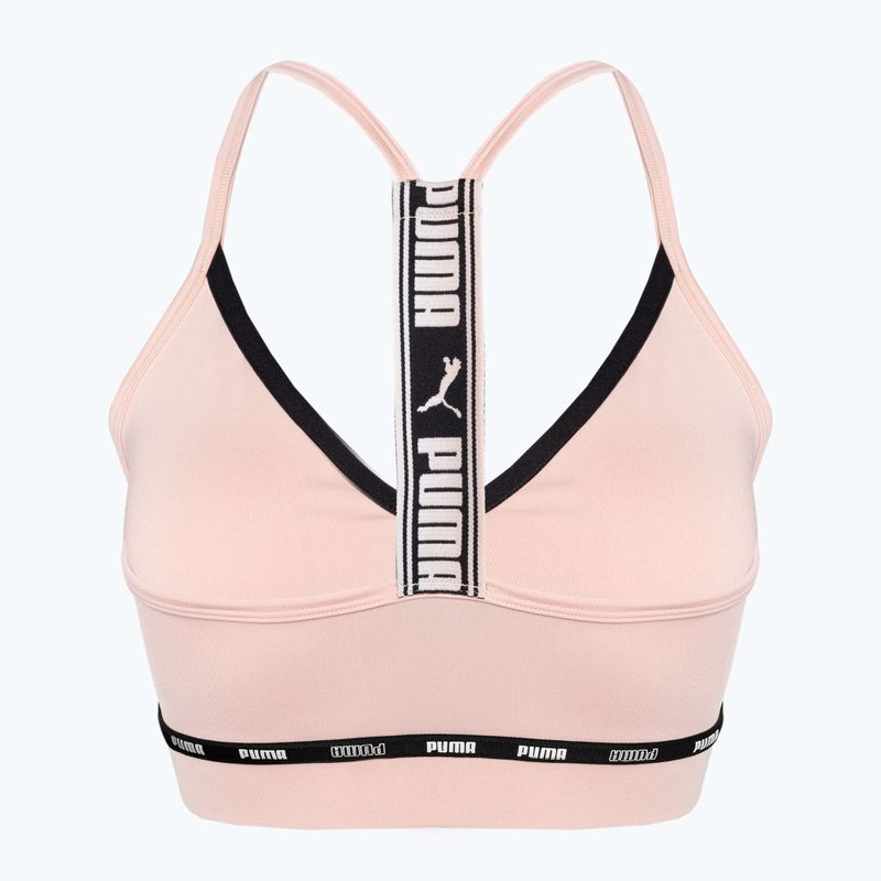PUMA Low Impact Puma Strong Strappy fitness podprsenka ružová 522225 66 2