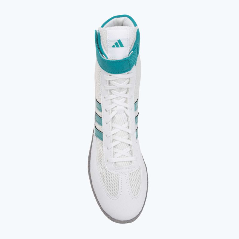 Boxerské topánky adidas Combat Speed.4 footwear white/purple team/grey three 5