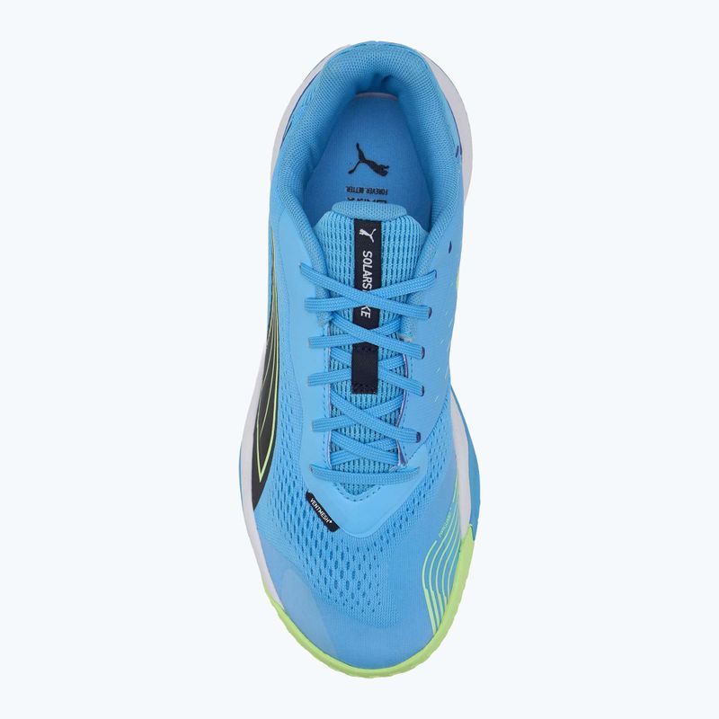 Pánske sálové topánky PUMA Solarstrike III luminous blue/club navy/fizzy apple 5