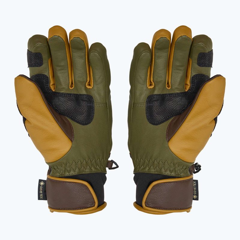 Pánske lyžiarske rukavice ZIENER Guard GTX + Gore Grip PR alpine dark/brown 3
