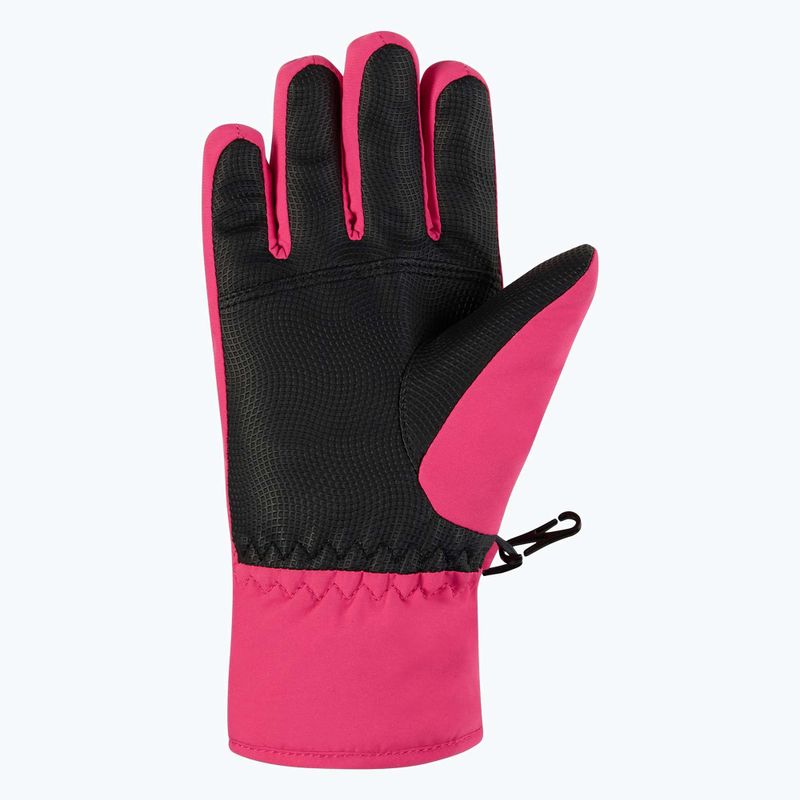 Detské lyžiarske rukavice ZIENER Leif GTX-Z tie-dye pop pink 3