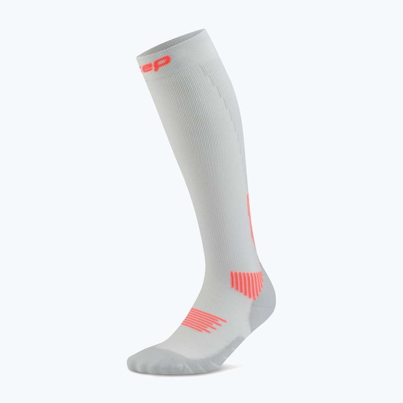 Dámske kompresné ponožky CEP Run Tall 5.0 grey 2