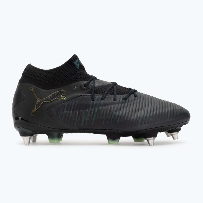 Pánske kopačky PUMA Future 8 Ultimate MxSG black/fizzy light/green terrain 2