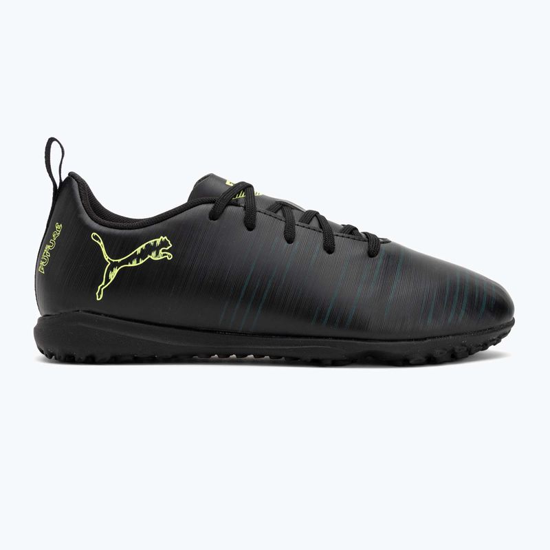 Detské kopačky PUMA Future 8 Play TT Jr black/fizzy light/green terrain 2
