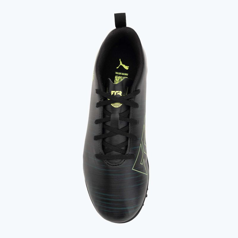 Detské kopačky PUMA Future 8 Play TT Jr black/fizzy light/green terrain 5
