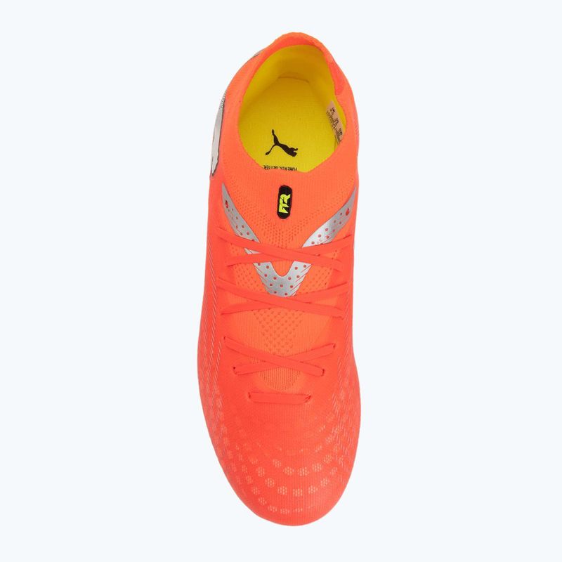 Detské futbalové kopačky PUMA Future 9 Pro FG/AG Jr glowing red/puma white/puma black/puma silver 5