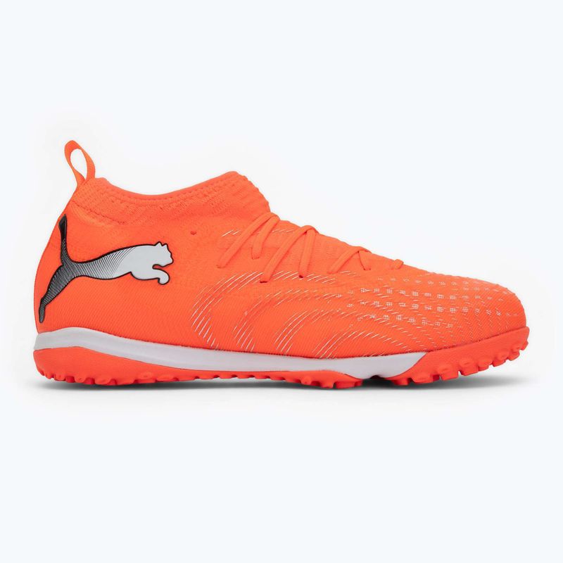 Futbalové kopačky PUMA Future 9 Match TT + Mid Jr glowing red/puma white/puma black/puma silver 2