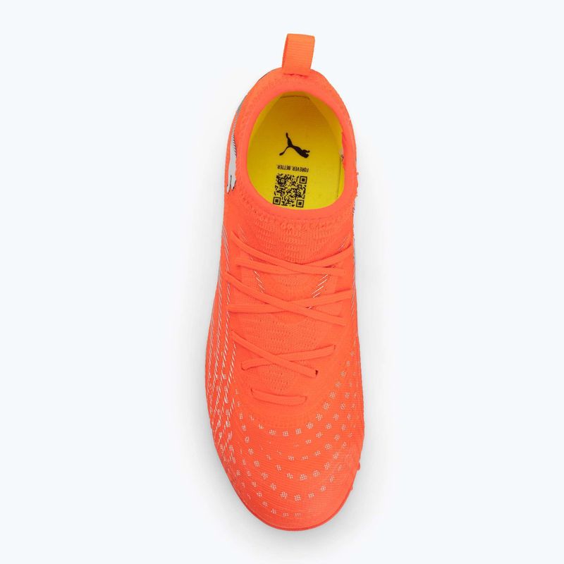 Futbalové kopačky PUMA Future 9 Match TT + Mid Jr glowing red/puma white/puma black/puma silver 5