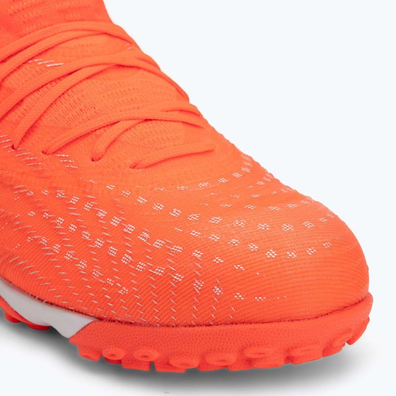 Futbalové kopačky PUMA Future 9 Match TT + Mid Jr glowing red/puma white/puma black/puma silver 7
