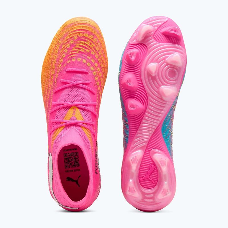 Kopačky  PUMA Future 9 Match FG/AG poison pink/puma wht/sun stream/bright aqua/puma blk 3