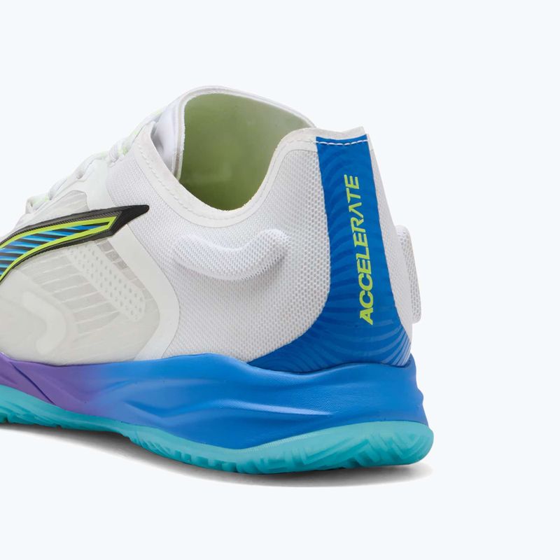 Hádzanárske topánky PUMA Accelerate Nitro SQD 4 Game On puma white/glowing red/ultra blue 13