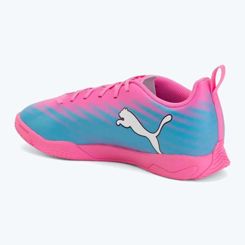 Detské kopačky  PUMA Ultra 6 Play It Jr poison pink/puma wht/sun stream/bright aqua/puma blk 3