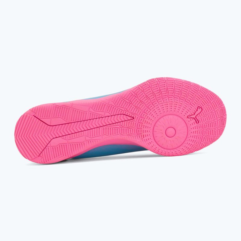 Detské kopačky  PUMA Ultra 6 Play It Jr poison pink/puma wht/sun stream/bright aqua/puma blk 4