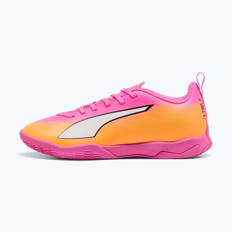 Detské kopačky  PUMA Ultra 6 Play It Jr poison pink/puma wht/sun stream/bright aqua/puma blk 9