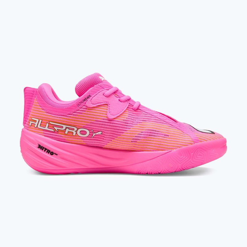 Basketbalové topánky PUMA All-Pro NITRO 2 Showtime poison pink/bright aqua/lime squeeze 9