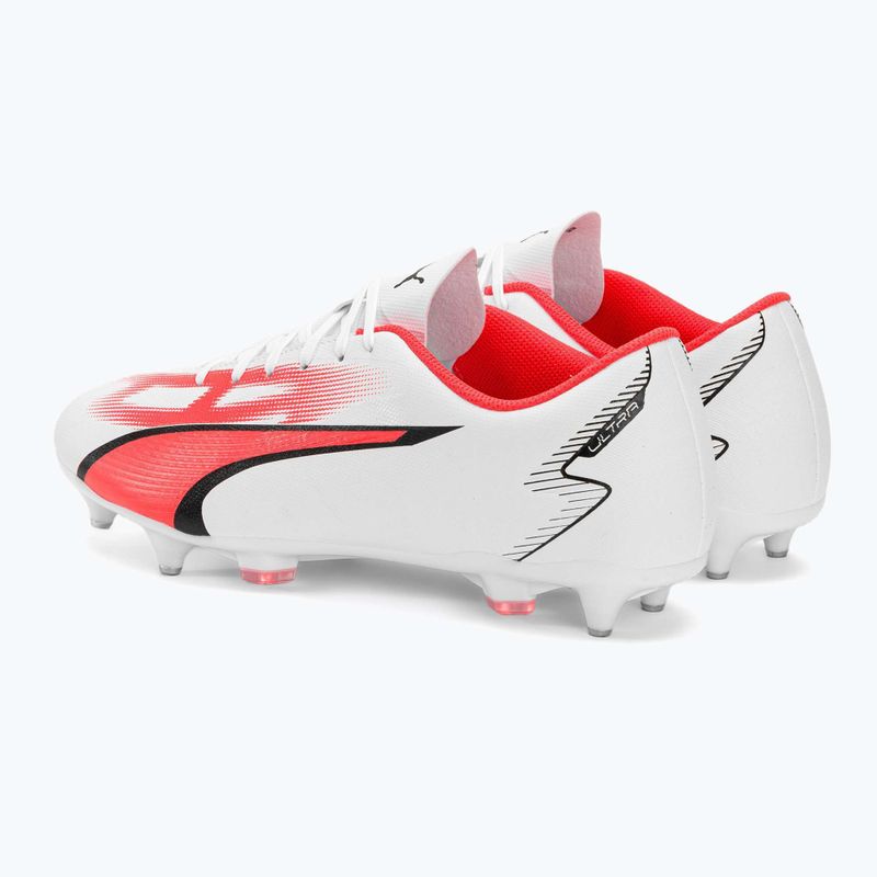 Pánske kopačky PUMA Ultra Play MXSG puma white/puma black/fire orchid 3