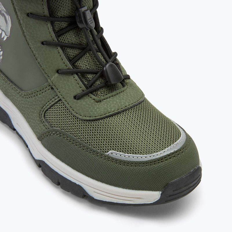 Juniorské snehule KangaROOS K-MJ Edison EV RTX SL olive / limetta dino 7