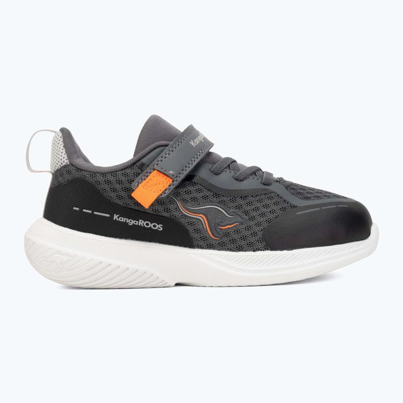 Detské topánky KangaROOS K-RDI Pebble EV steel grey/neon orange 2