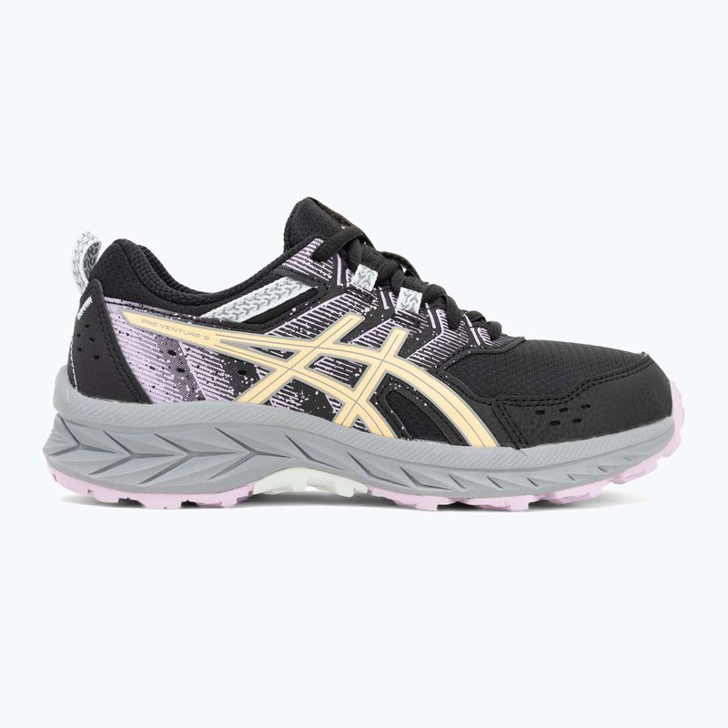 Detské bežecké topánky ASICS Gel-Venture 9 GS black/light orange 2