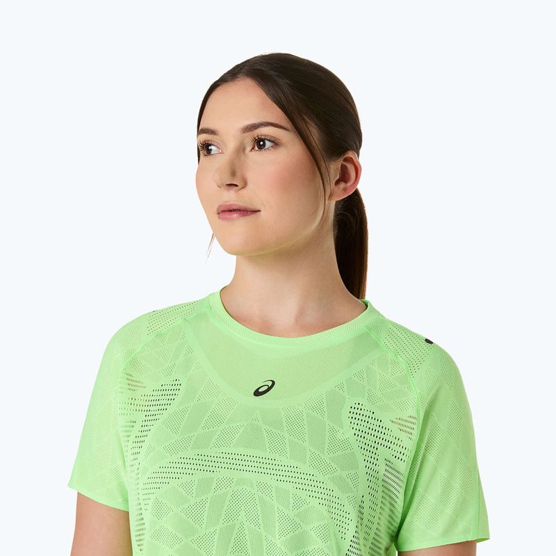 Dámske bežecké tričko ASICS Metarun SS Top illuminate green 5
