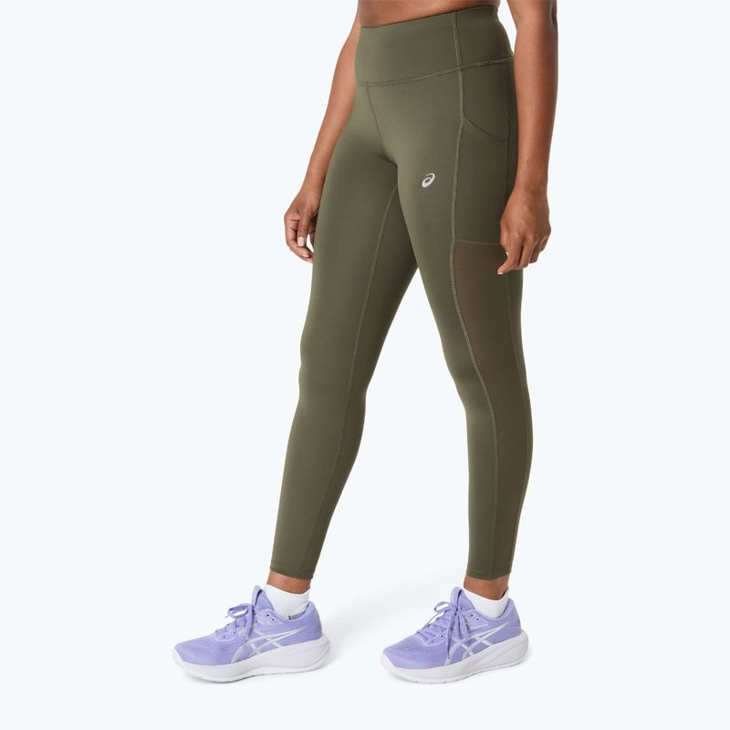 Dámske bežecké legíny ASICS Core Tight dark olive 3