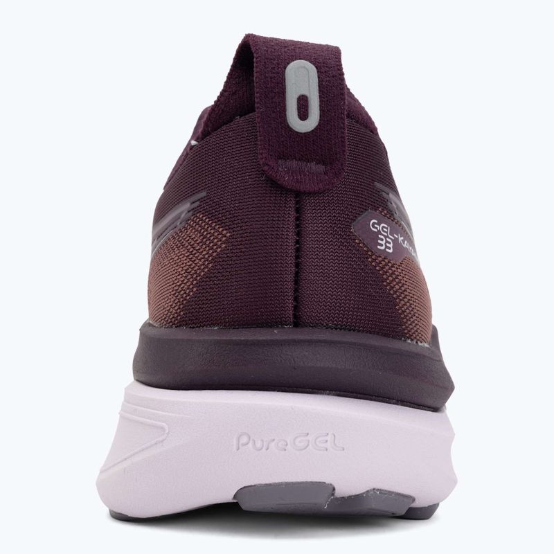 Dámske bežecké topánky Asics Gel-Kayano 33 Dark Aubergine/Dahlia 6