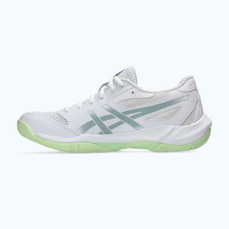 Dámske volejbalové topánky ASICS Gel-Rocket 12 white/ocean haze 10