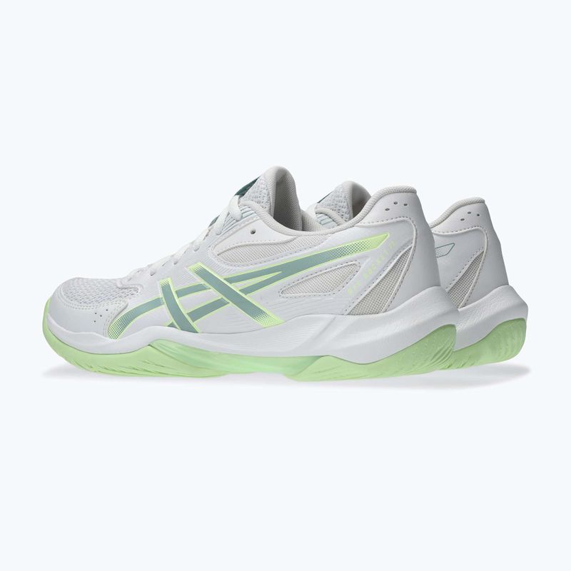 Dámske volejbalové topánky ASICS Gel-Rocket 12 white/ocean haze 11