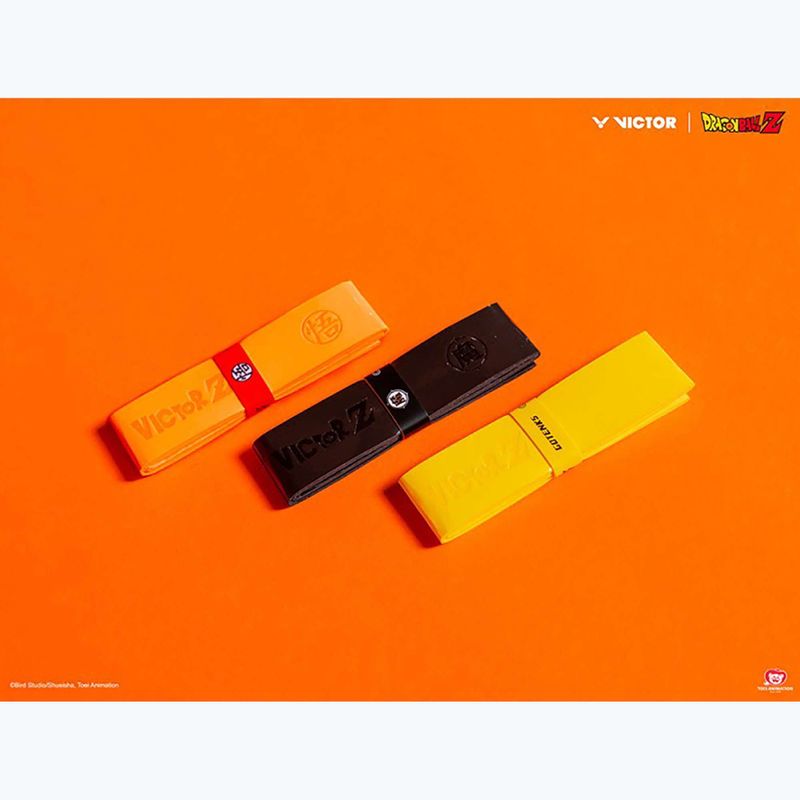 Omotávka na bedmintonovú raketu VICTOR Dragon Ball Z Grip neon yellow 2