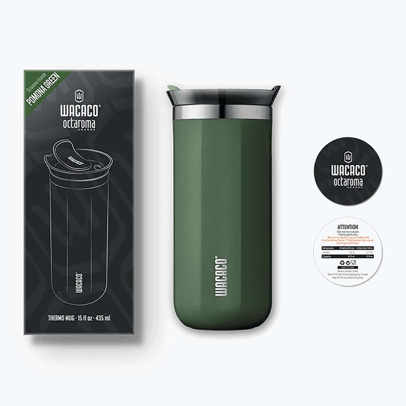 WACACO Octaroma Grande termohrnček 435 ml pomona zelená 2
