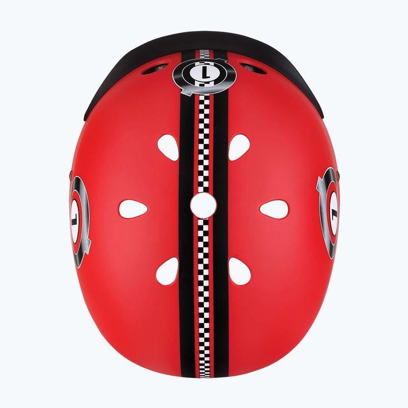 Detská prilba Globber Elite Lights new red racing 6