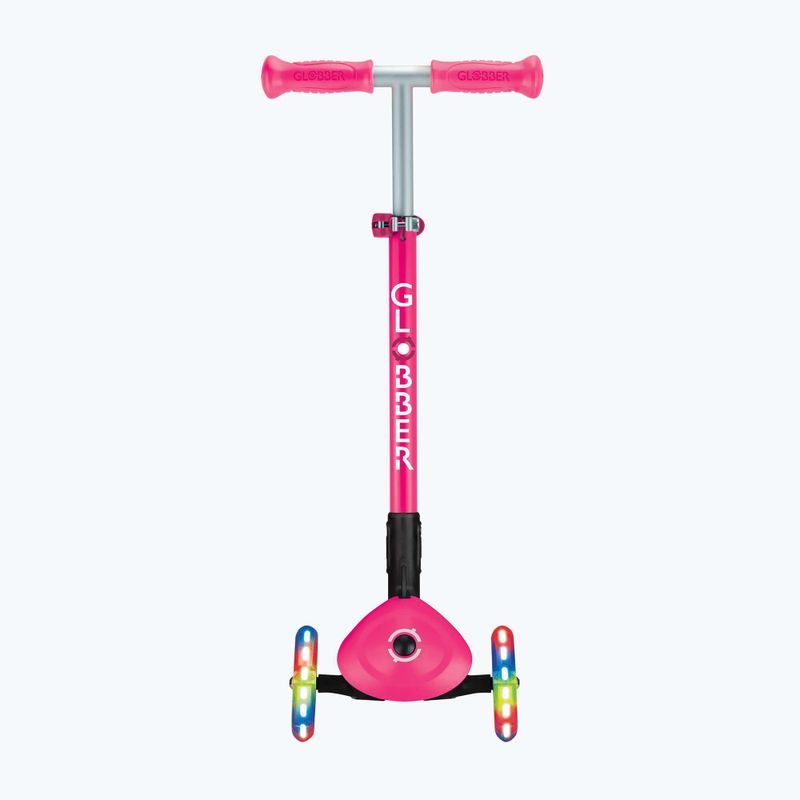 Detská trojkolesová kolobežka Globber Primo Foldable Lights fuchsia 4