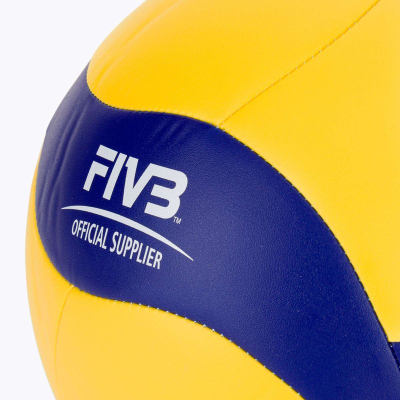 Volejbalová lopta Mikasa V360W-L yellow/blue size 5 3