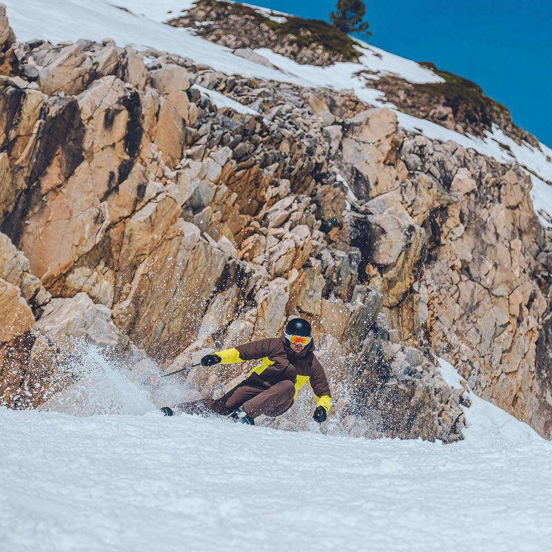 Pánska lyžiarska bunda Descente Hybrid Rip Down giant yellow 14
