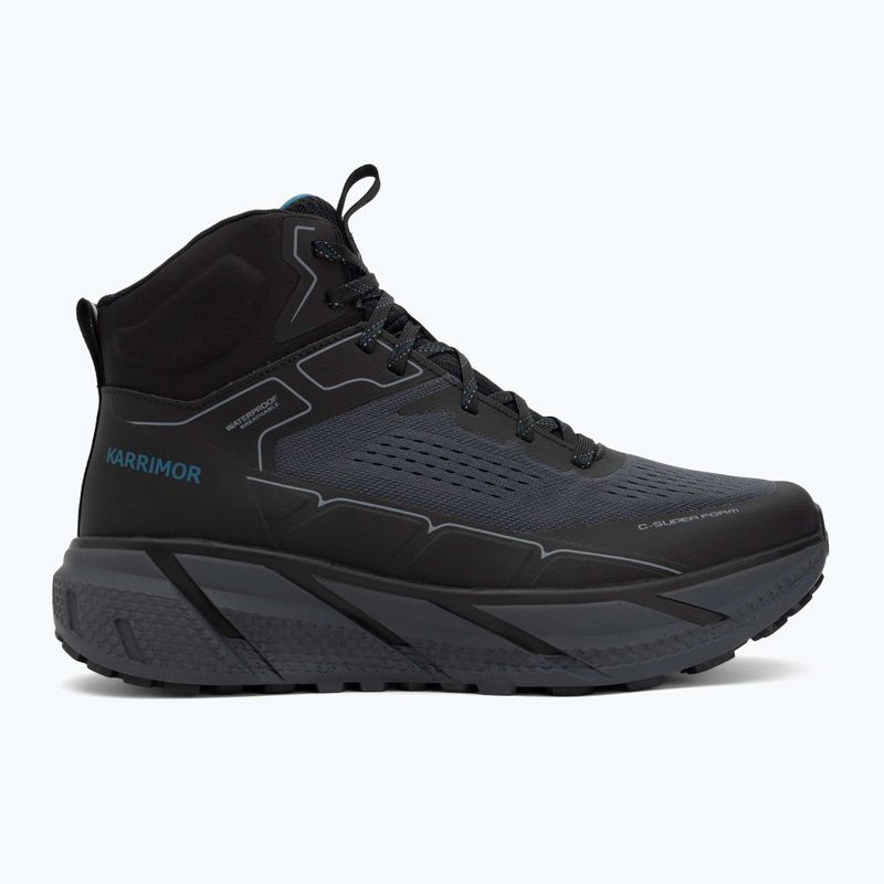 Pánske trekové topánky Karrimor Singletrack Mid black/grey 2