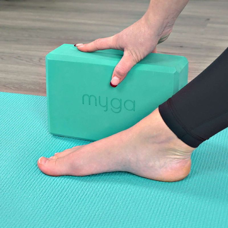 Jógový blok Myga Foam Block turquoise 5