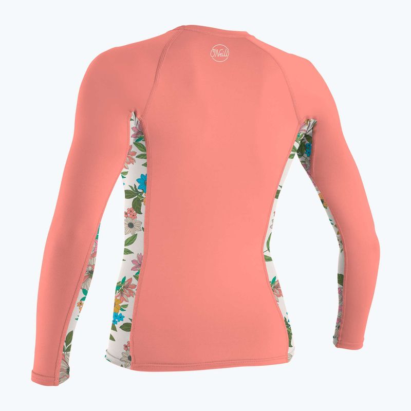 Dámske plavecké nohavice s dlhým rukávom O'Neill Side Print Rash Guard desert flower/cara floral 2