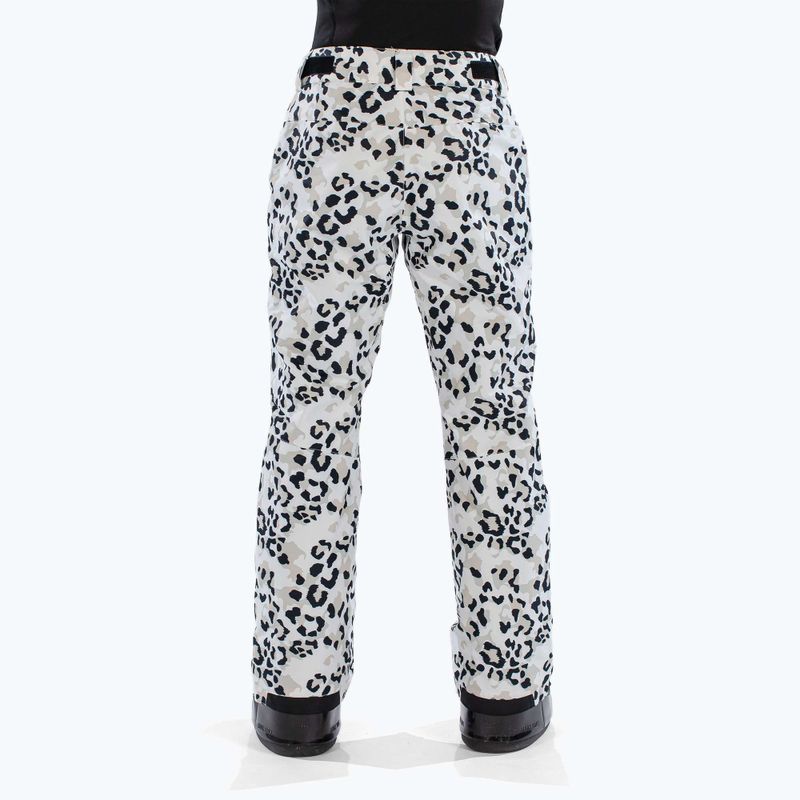 Dámske lyžiarske nohavice Surfanic Glow Animal Camo white 2