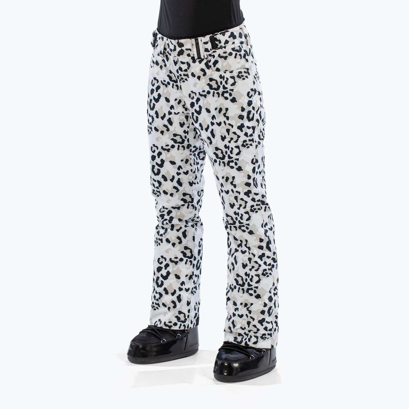Dámske lyžiarske nohavice Surfanic Glow Animal Camo white 3
