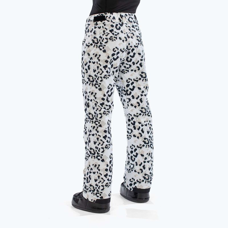 Dámske lyžiarske nohavice Surfanic Glow Animal Camo white 5