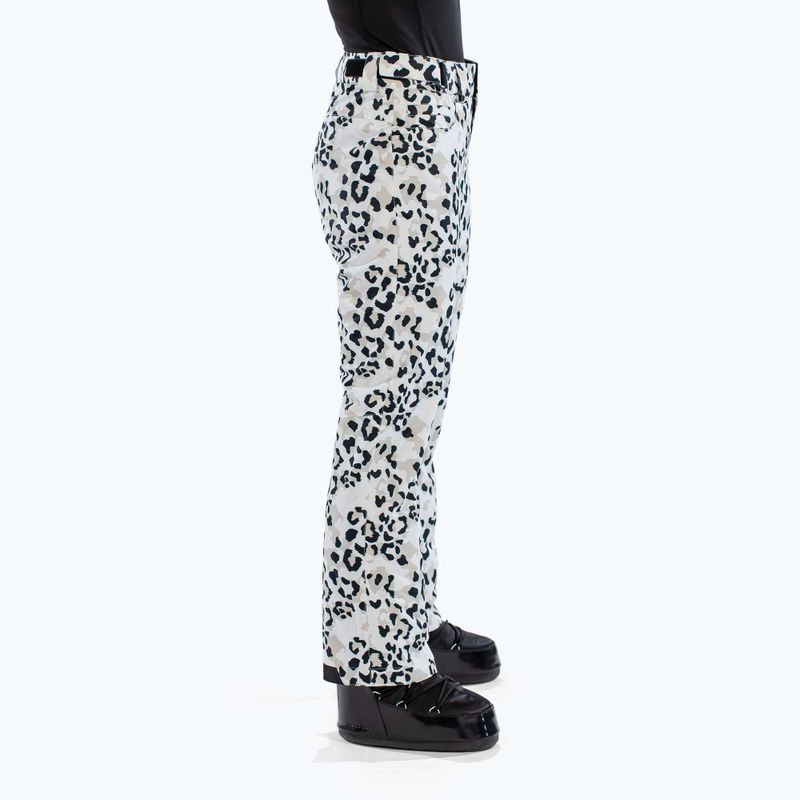 Dámske lyžiarske nohavice Surfanic Glow Animal Camo white 7