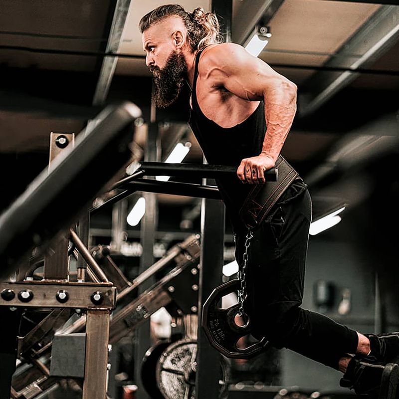 RDX Pro Dipping Belt 2 Layer black WDB-T7B vzpieračský opasok 7