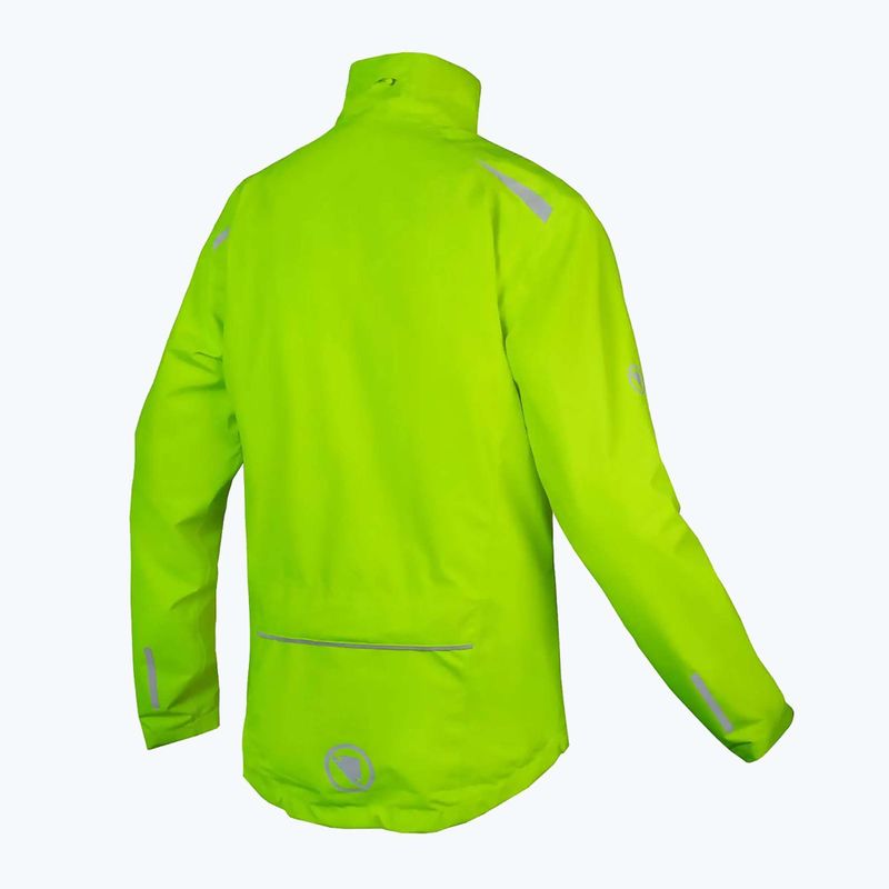 Pánska cyklistická bunda Endura Hummvee Waterproof hi-viz yellow 7