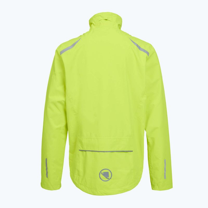 Pánska cyklistická bunda Endura Hummvee Waterproof hi-viz yellow 2