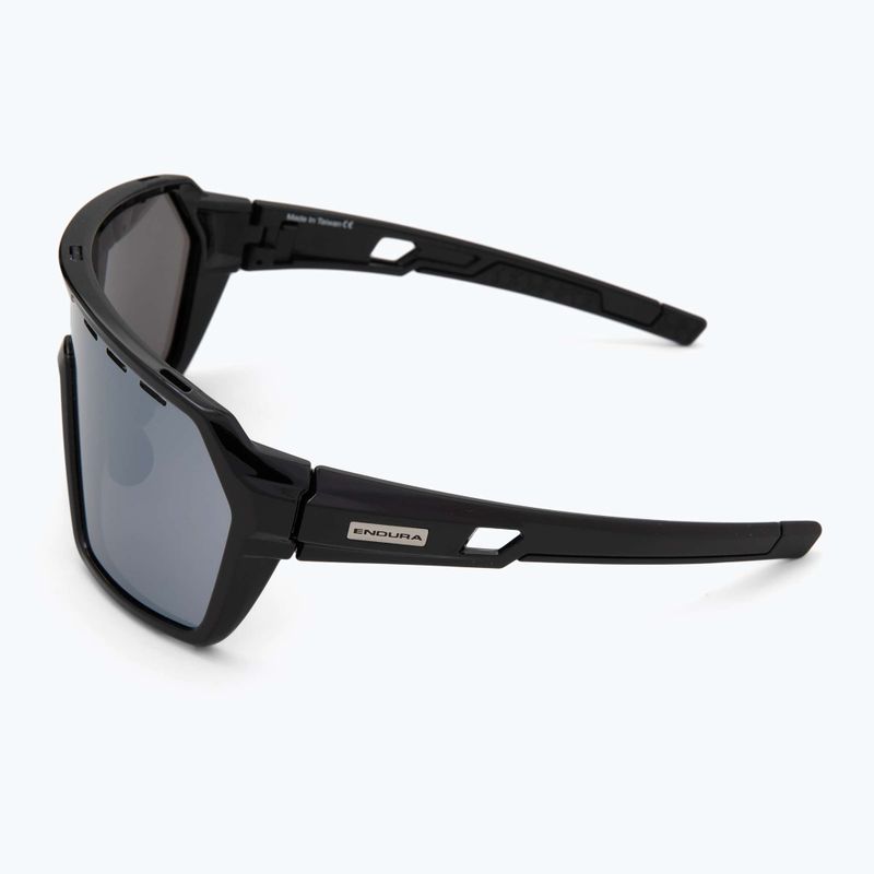 Slnečné okuliare Endura Singletrack black/platinum revo smoke/clear silver flash mirror 5