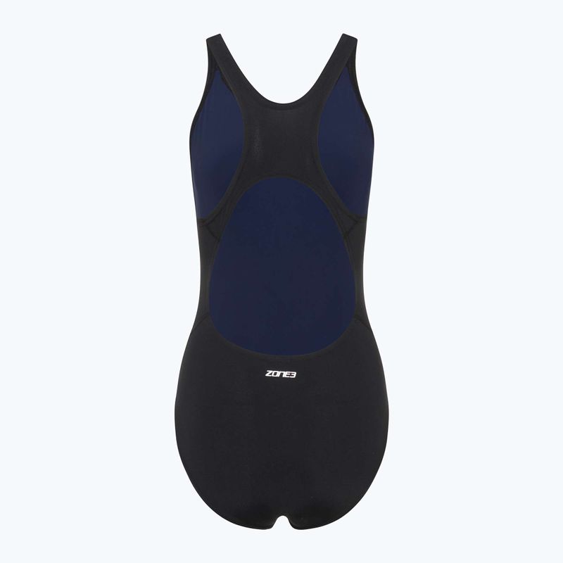 Dámske jednodielne plavky ZONE3 OWS Renew Classic black 2