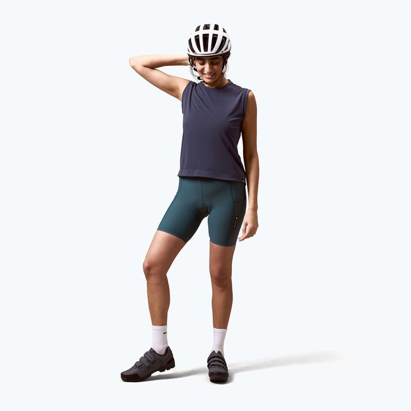 Dámske cyklistické šortky Endura Loop Bibshort teal 2
