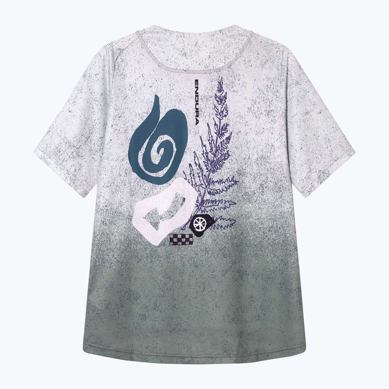 Dámsky cyklistický dres Endura Singletrack Print W aero blue 8