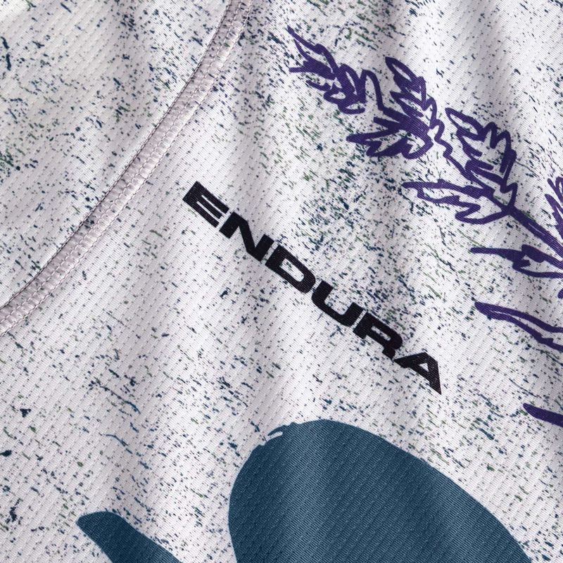 Dámsky cyklistický dres Endura Singletrack Print W aero blue 10