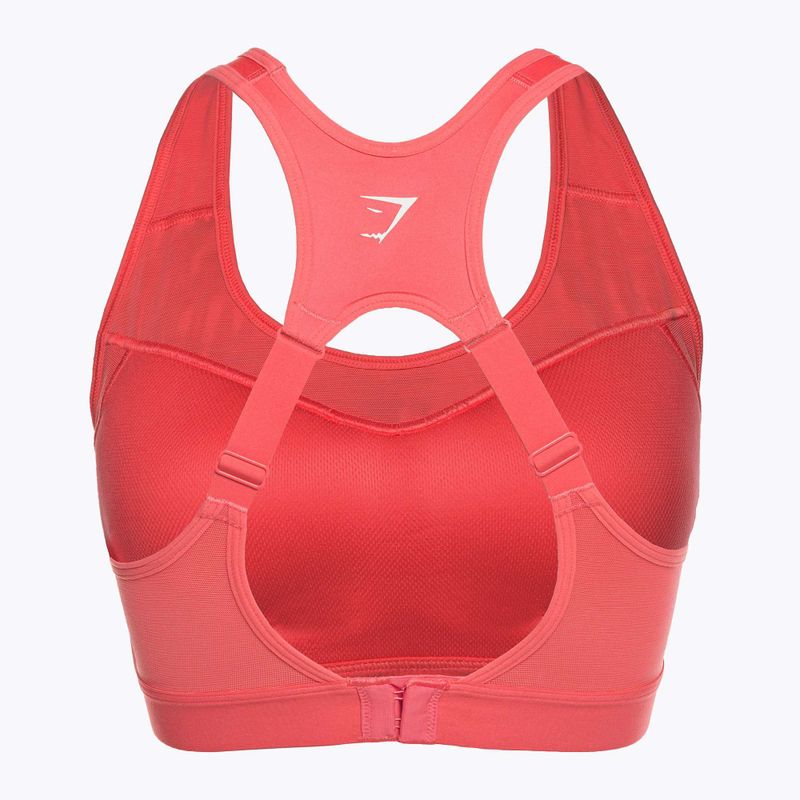 Gymshark Open Back Training Športová ružová fitness podprsenka 6